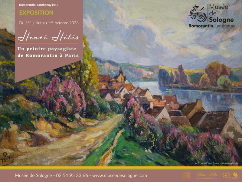 Exposition 'Henri Hélis, un peintre paysagiste de Romorantin à Paris' au Musée de Sologne de Romorantin