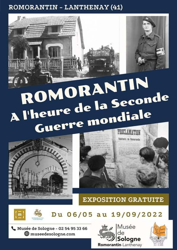 Visite guidée de l'exposition 'Romorantin à l'heure de la Seconde Guerre mondiale' au Musée de Sologne