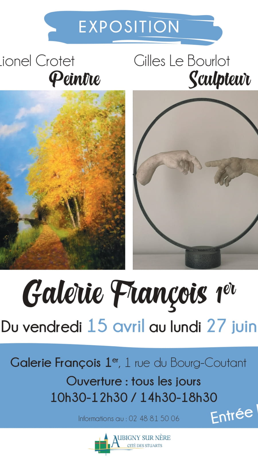 Galerie François 1er : exposition peinture et sculpture