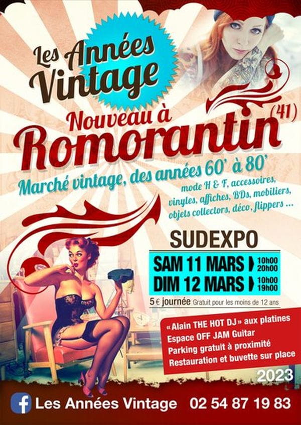Exposition vintage 'Les années Vintage' à Romorantin-Lanthenay