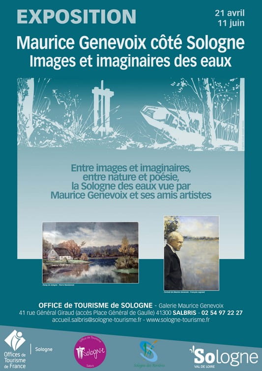 Exposition 'Maurice Genevoix ' à l'Office de Tourisme de Sologne à Salbris