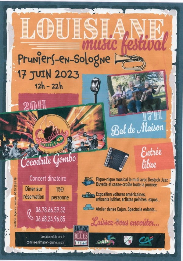 Louisiane music festival à Pruniers-en-Sologne